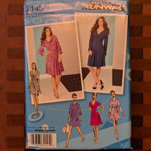 Simplicity 2145 - Uncut - Project Runway - Sizes 12-20 - Simple Dress